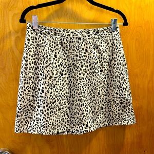 Leopard print skirt